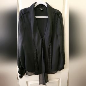 St. John Long Sleeve Button Down Blouse